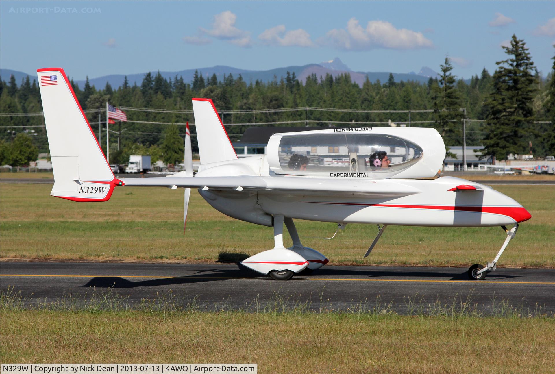 N329W, 1983 Rutan Long-EZ C/N 329, KAWO/AWO