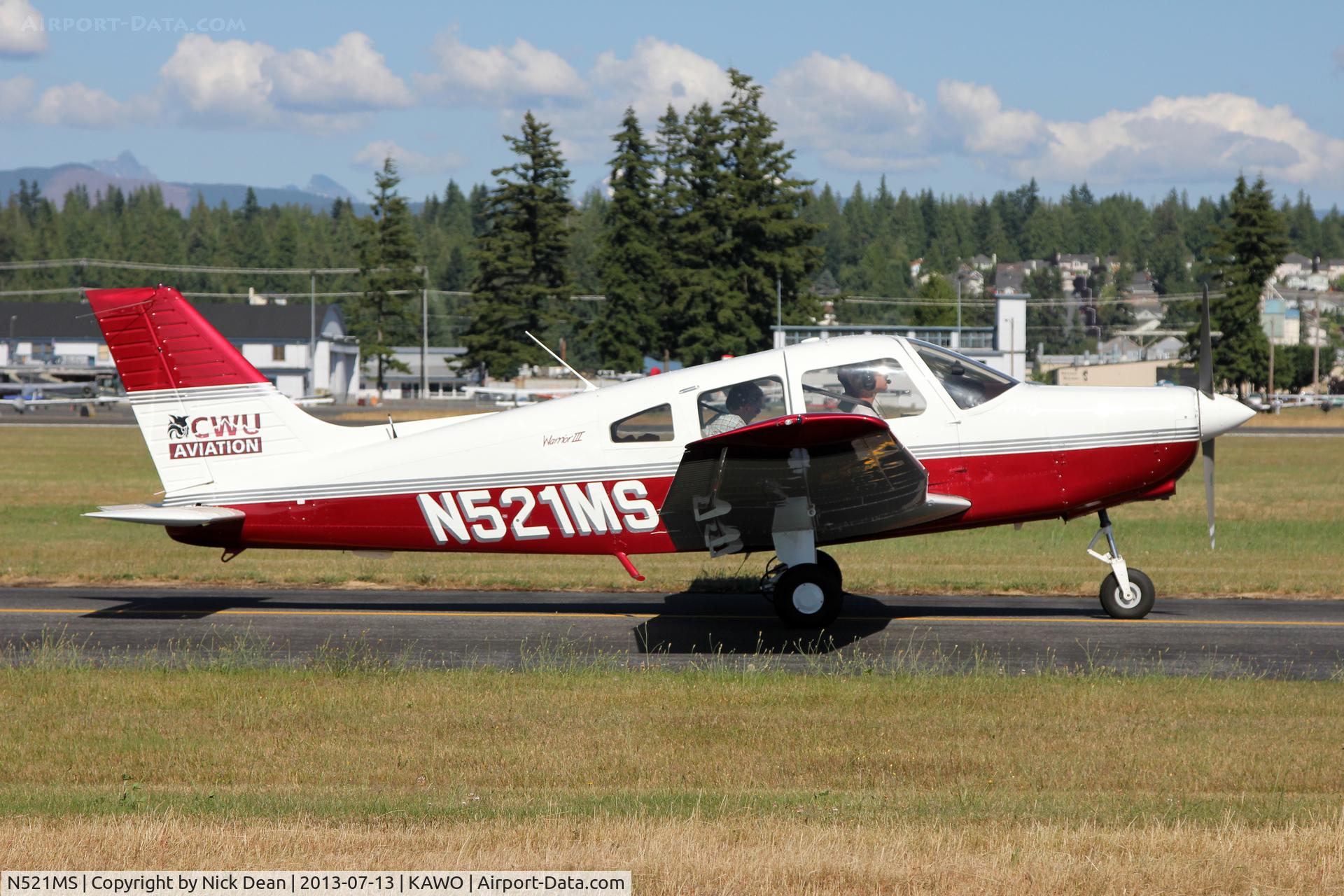 N521MS, 2010 Piper PA-28-161 C/N 2842364, KAWO/AWO