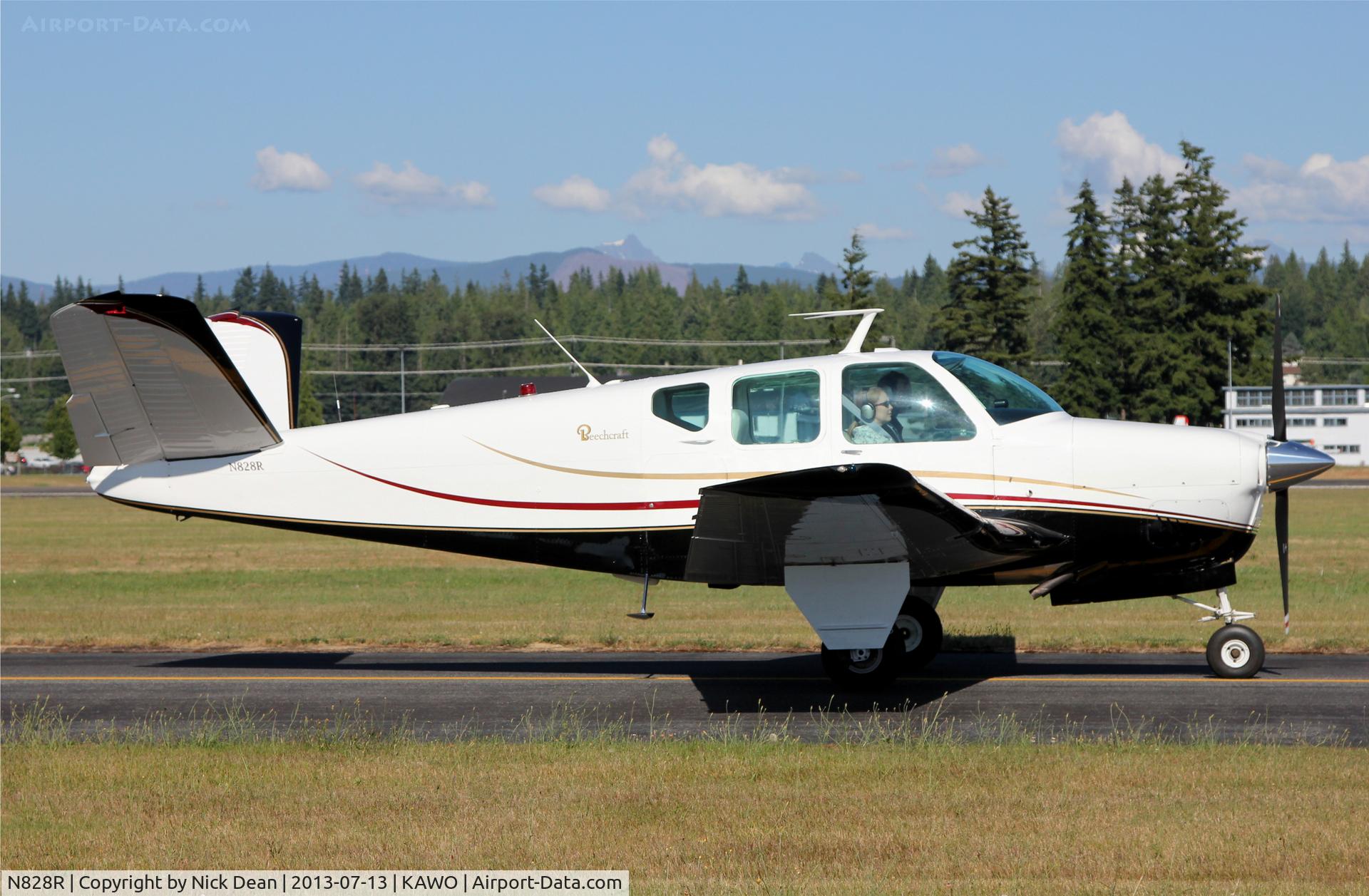 N828R, 1959 Beech K35 Bonanza C/N D-6071, KAWO/AWO