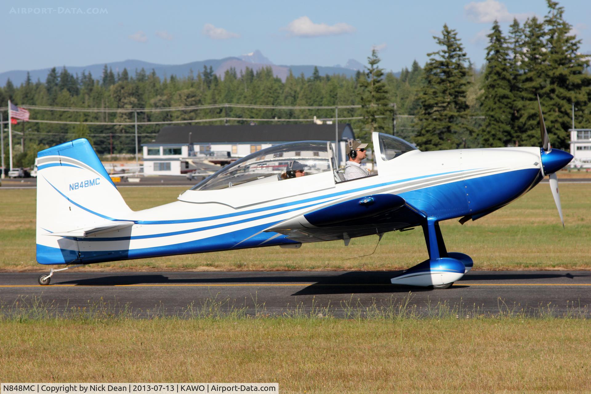 N848MC, 2009 Vans RV-8 C/N 81864, KAWO/AWO