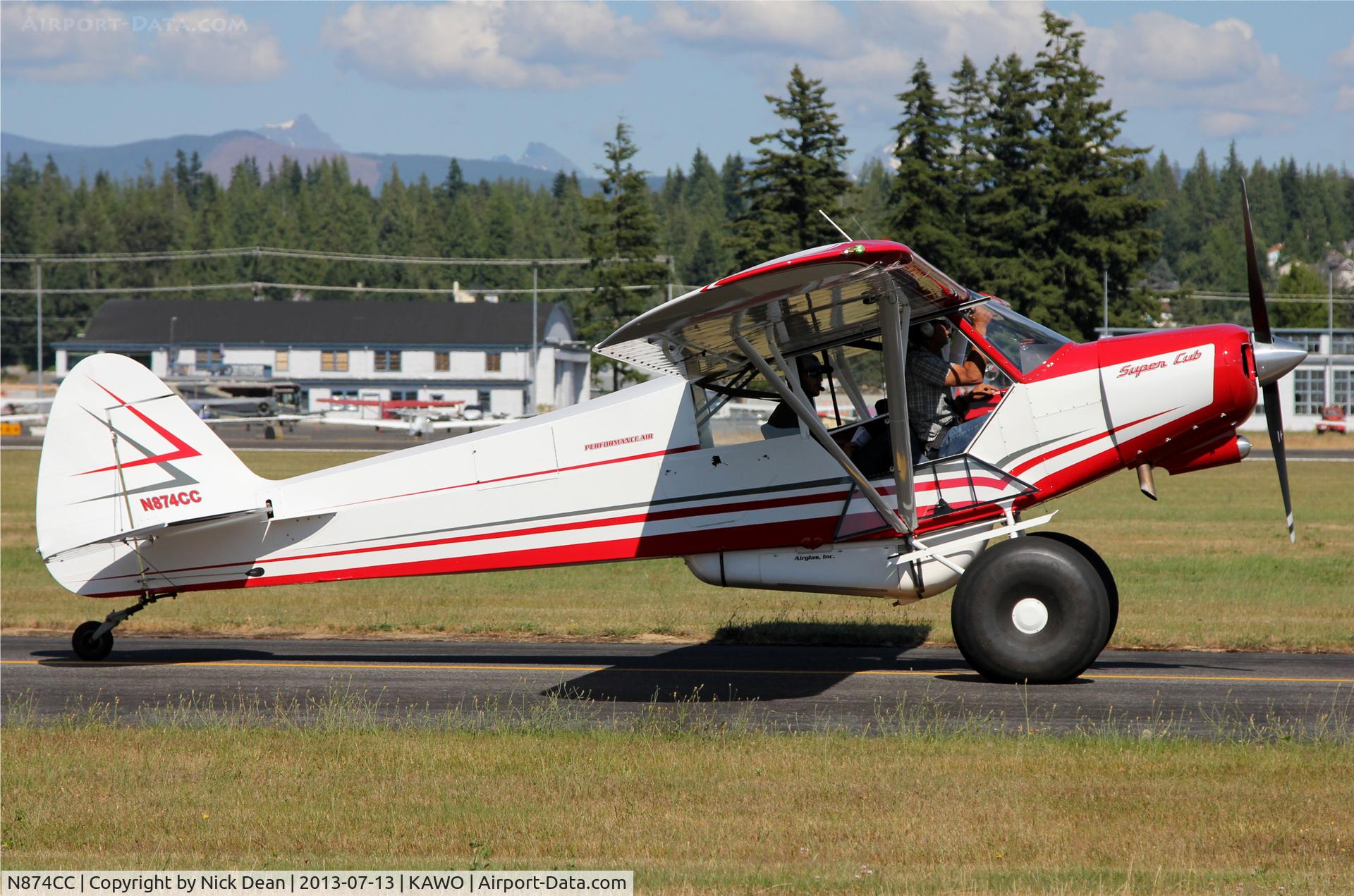N874CC, 2001 Piper PA-18-150 Super Cub C/N 9931CC, KAWO/AWO