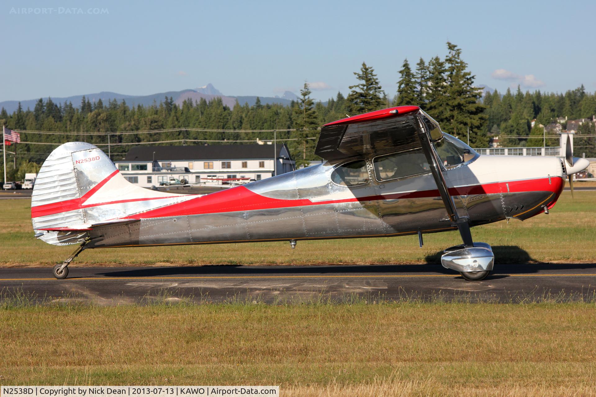 N2538D, 1952 Cessna 170B C/N 20690, KAWO/AWO