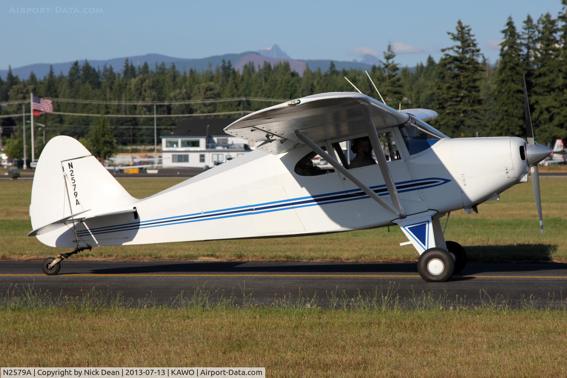 N2579A, 1951 Piper PA-22-135 Tri-Pacer C/N 22-870, KAWO/AWO
