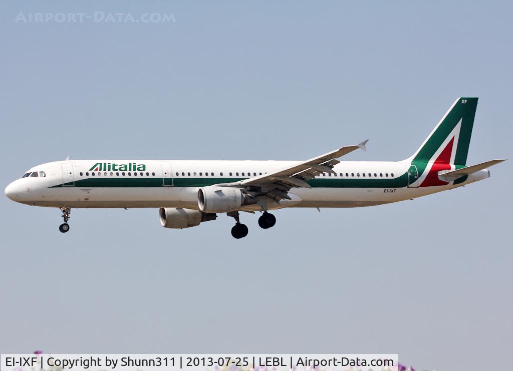 EI-IXF, 1995 Airbus A321-112 C/N 515, Landing rwy 25R
