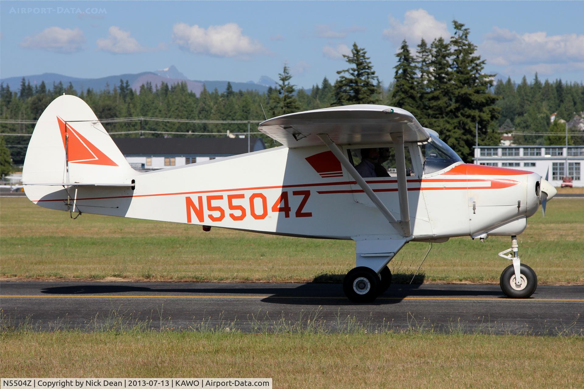 N5504Z, 1962 Piper PA-22-108 Colt C/N 22-9290, KAWO/AWO