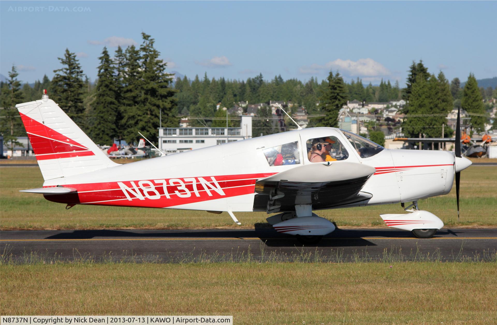 N8737N, 1969 Piper PA-28-140 C/N 28-25553, KAWO/AWO