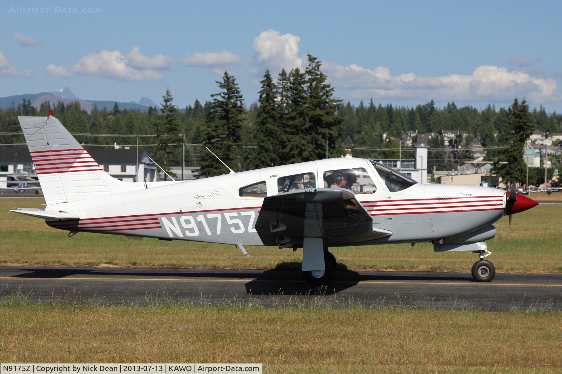 N9175Z, 1989 Piper PA-28R-201T Cherokee Arrow III C/N 2803003, KAWO/AWO