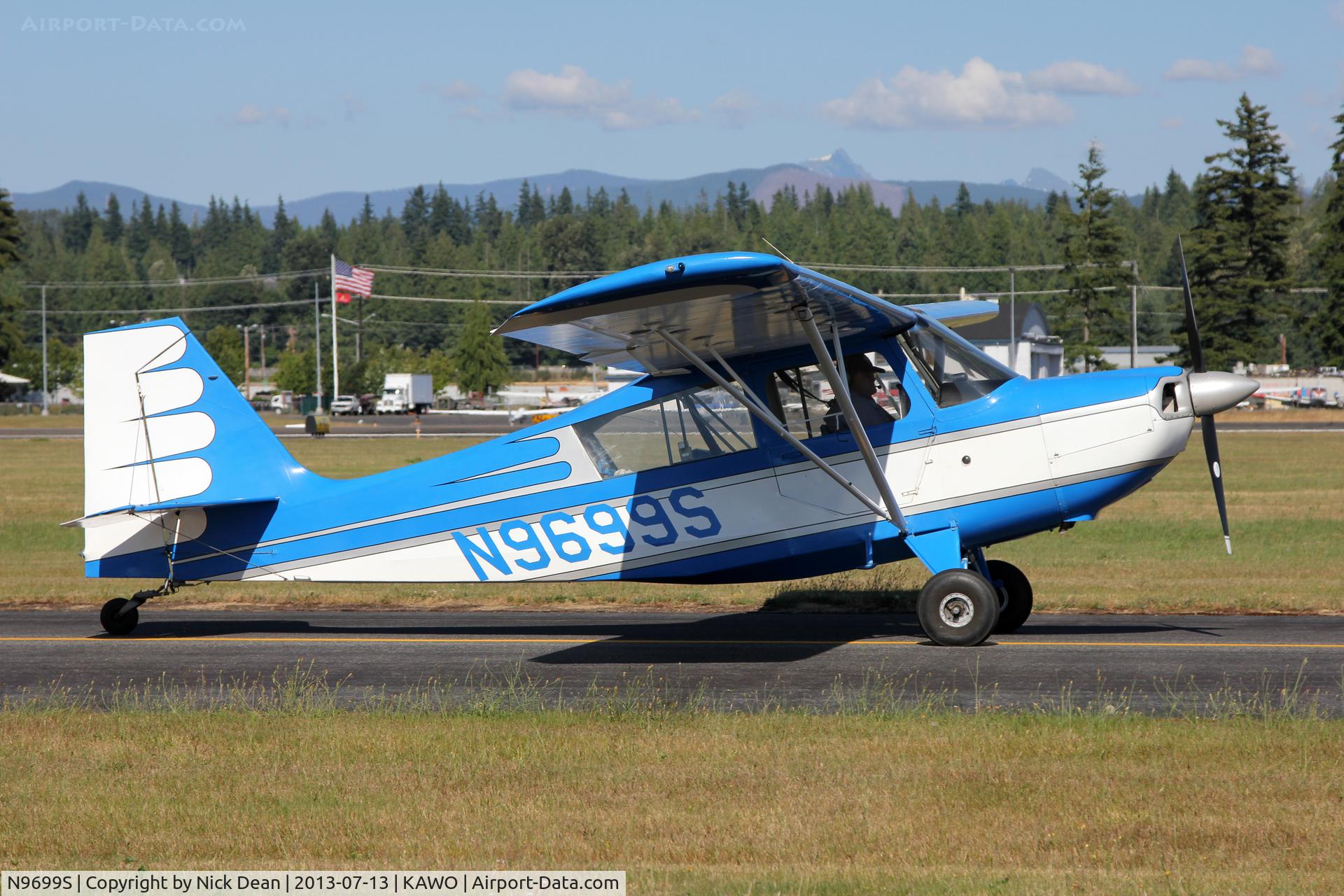 N9699S, 1966 Champion 7ECA Citabria C/N 430, KAWO/AWO