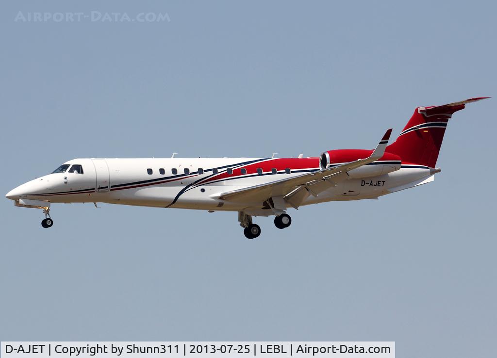 D-AJET, 2012 Embraer EMB-135BJ Legacy 600 C/N 14501166, Landing rwy 25R