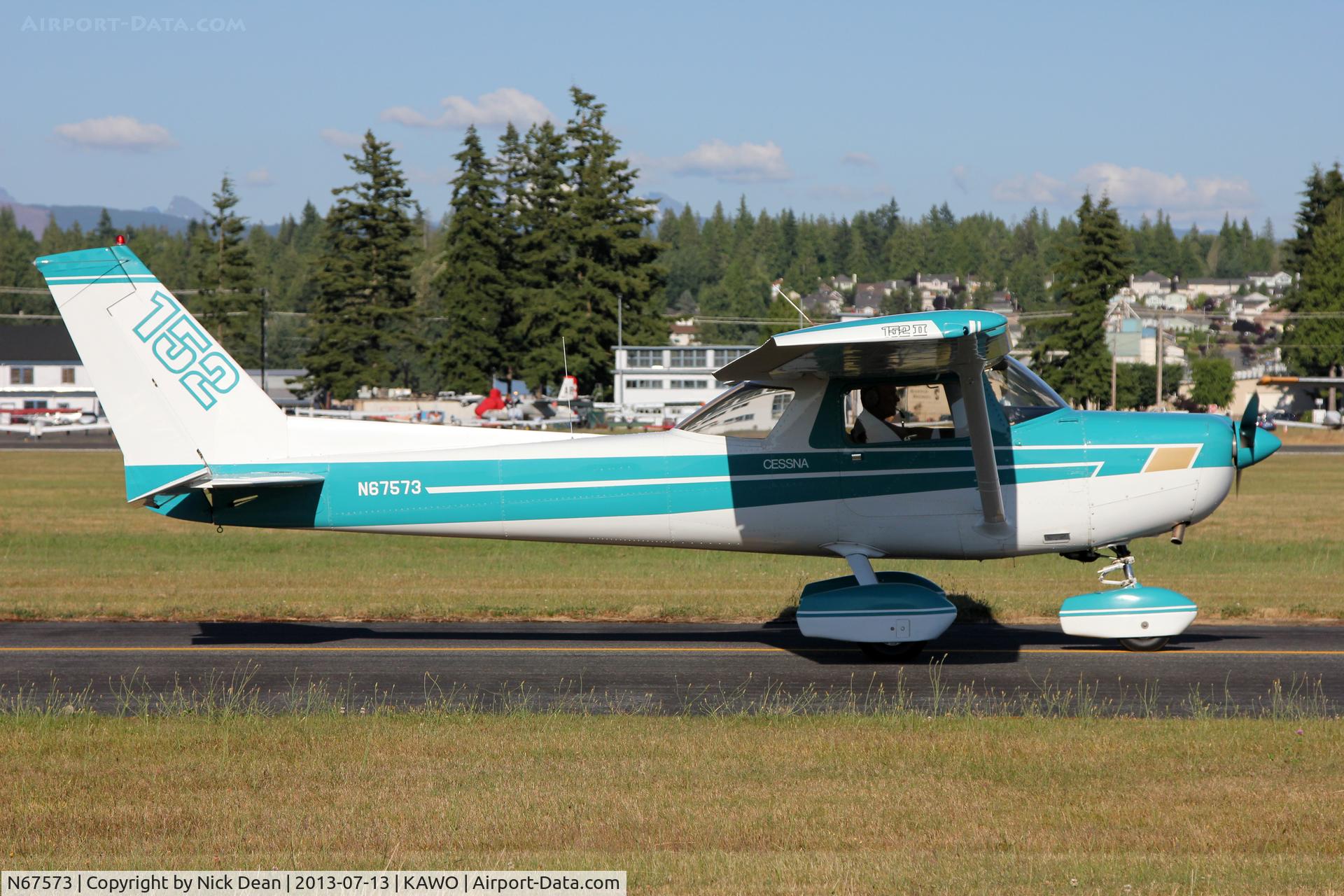 N67573, 1978 Cessna 152 C/N 15281921, KAWO/AWO