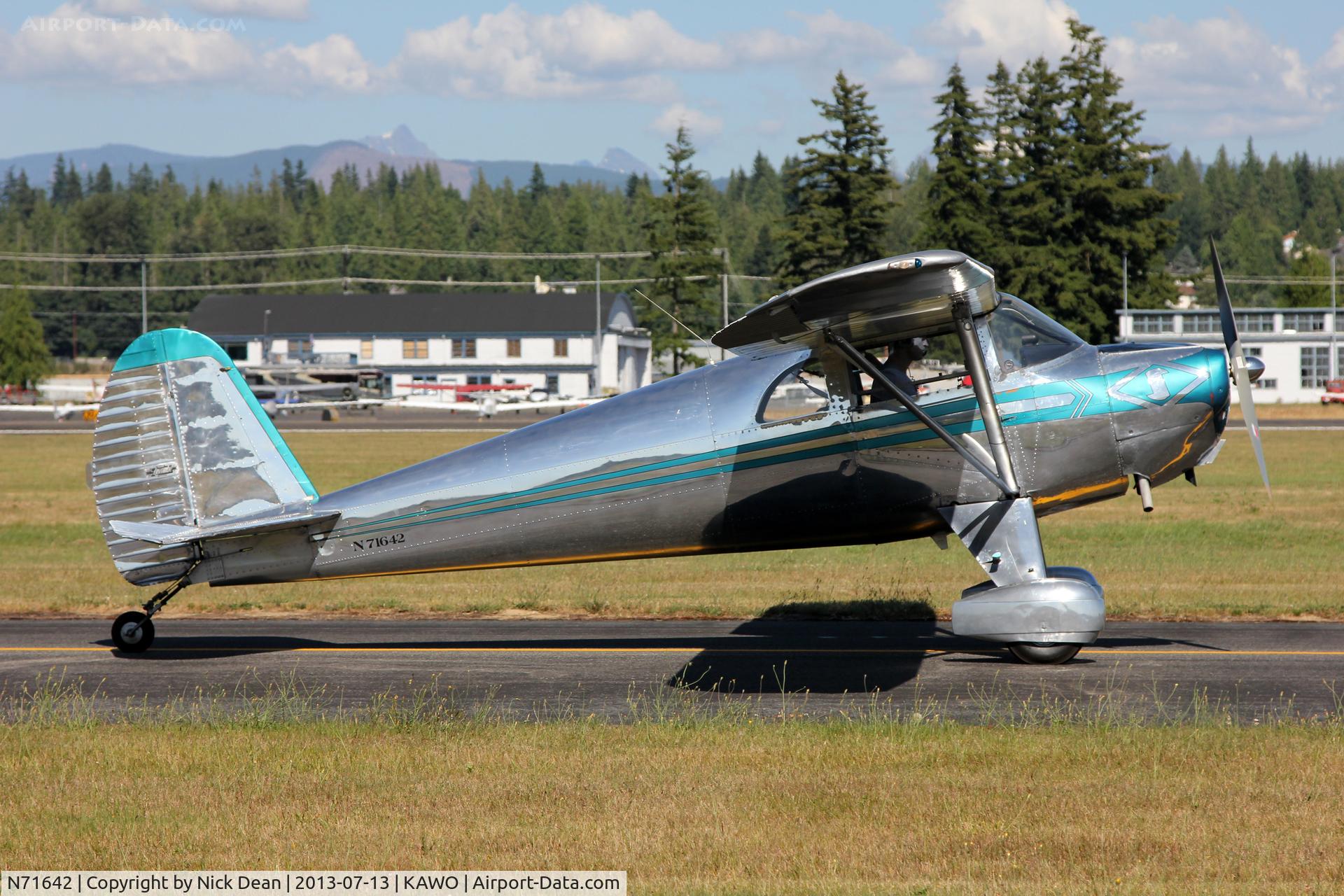 N71642, 1946 Silvaire LUSCOMBE 8A C/N 3069, KAWO/AWO