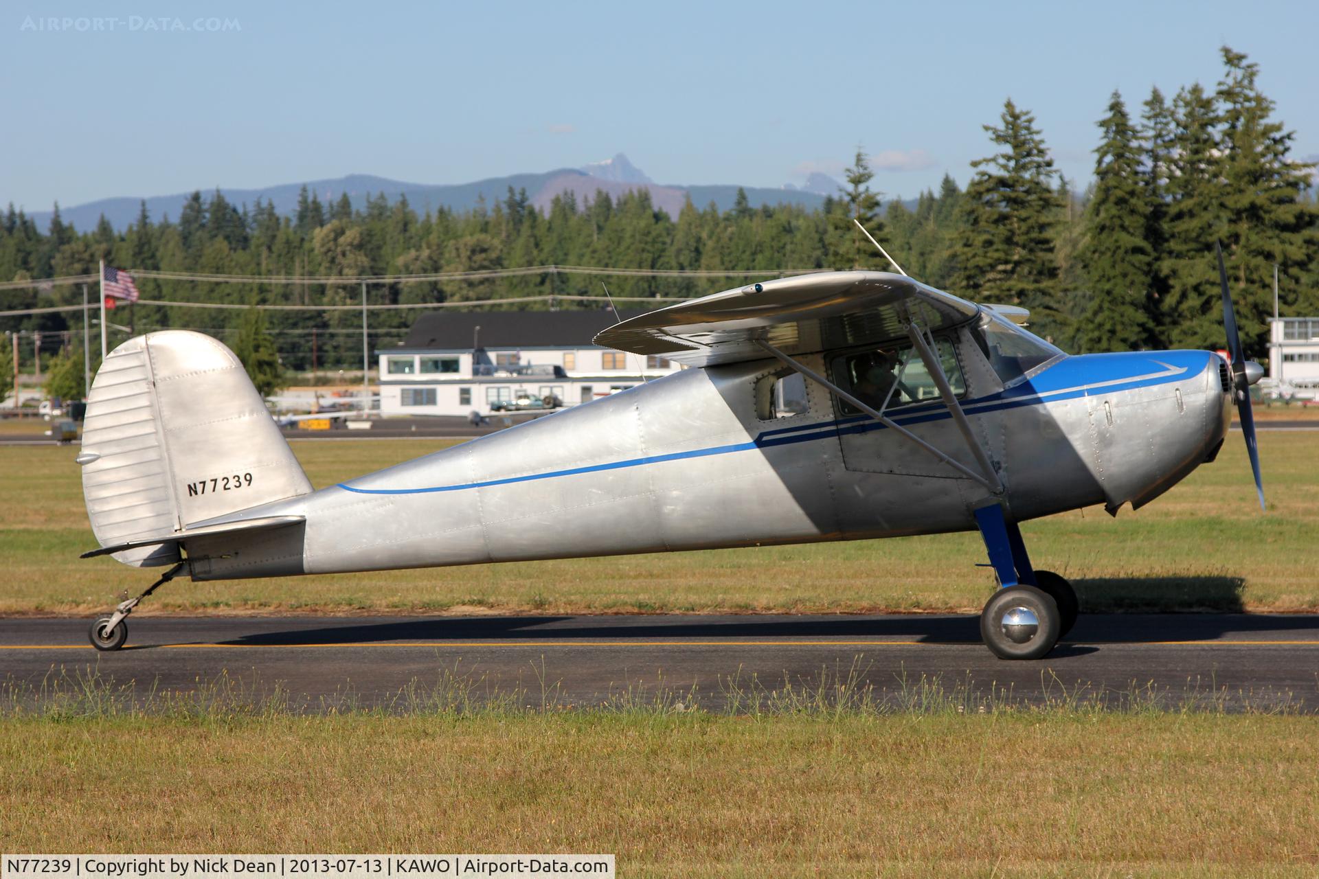 N77239, 1946 Cessna 120 C/N 11701, KAWO/AWO