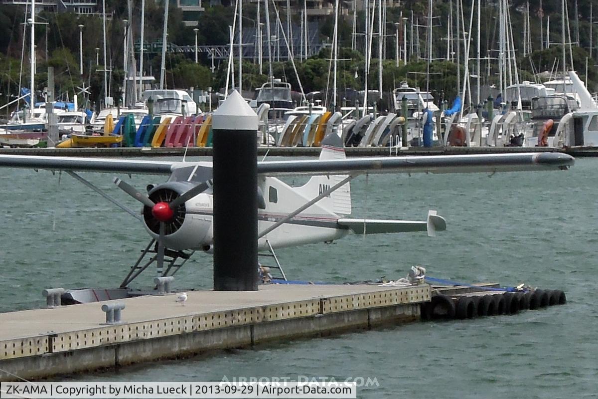 ZK-AMA, 1963 De Havilland Canada DHC-2 Beaver Mk.1 C/N 1477, At the Auckland Viaduct Harbour