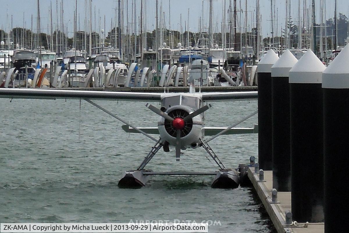 ZK-AMA, 1963 De Havilland Canada DHC-2 Beaver Mk.1 C/N 1477, At the Auckland Viaduct Harbour