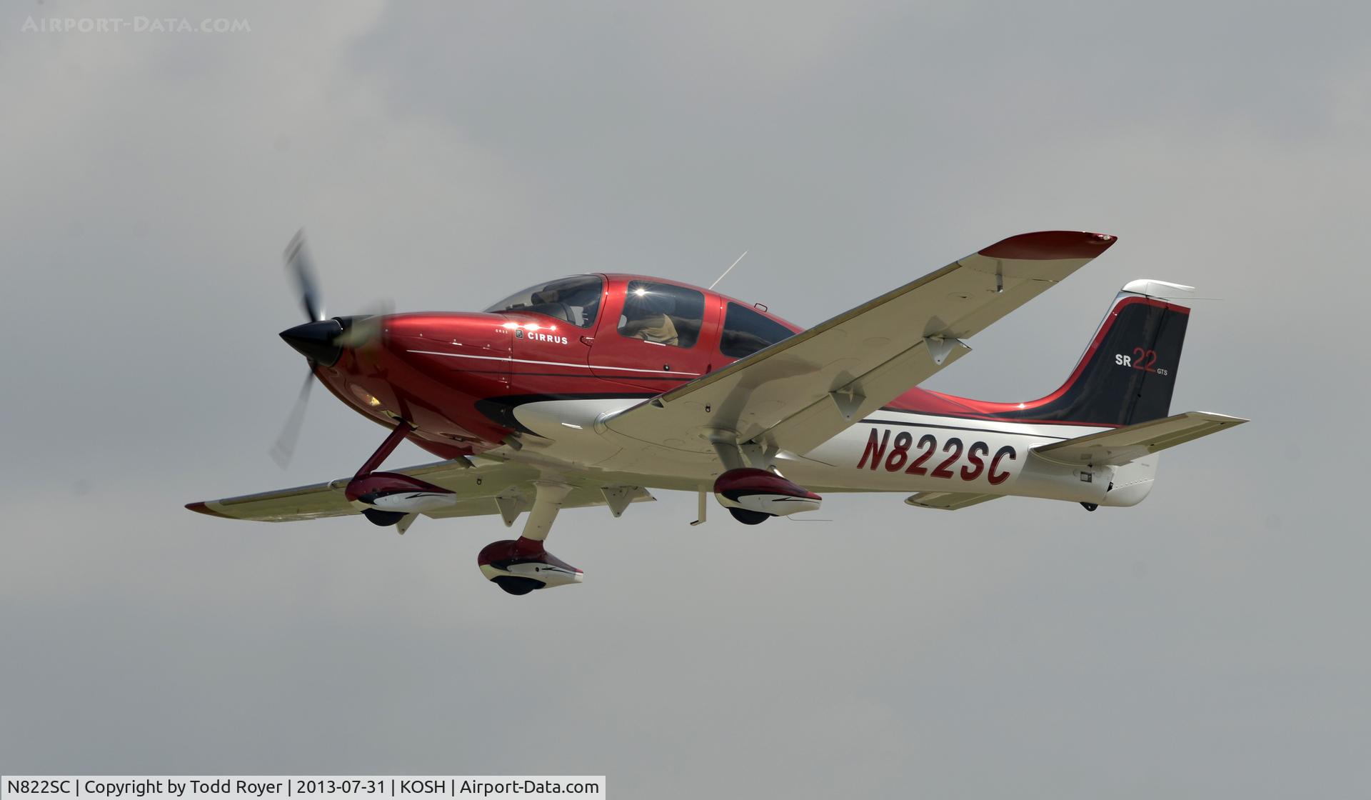 N822SC, 2004 Cirrus SR22 GTS C/N 0899, Airventure 2013