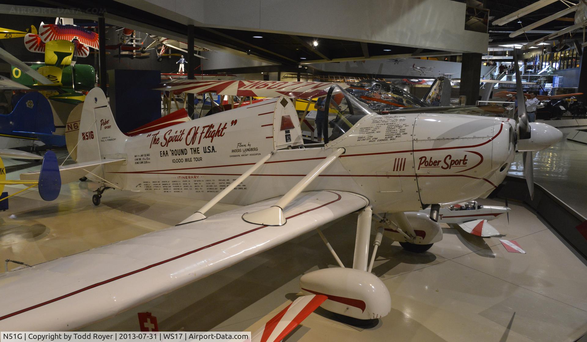 N51G, 1959 Pober Sport P-5 C/N 105, Airventure 2013