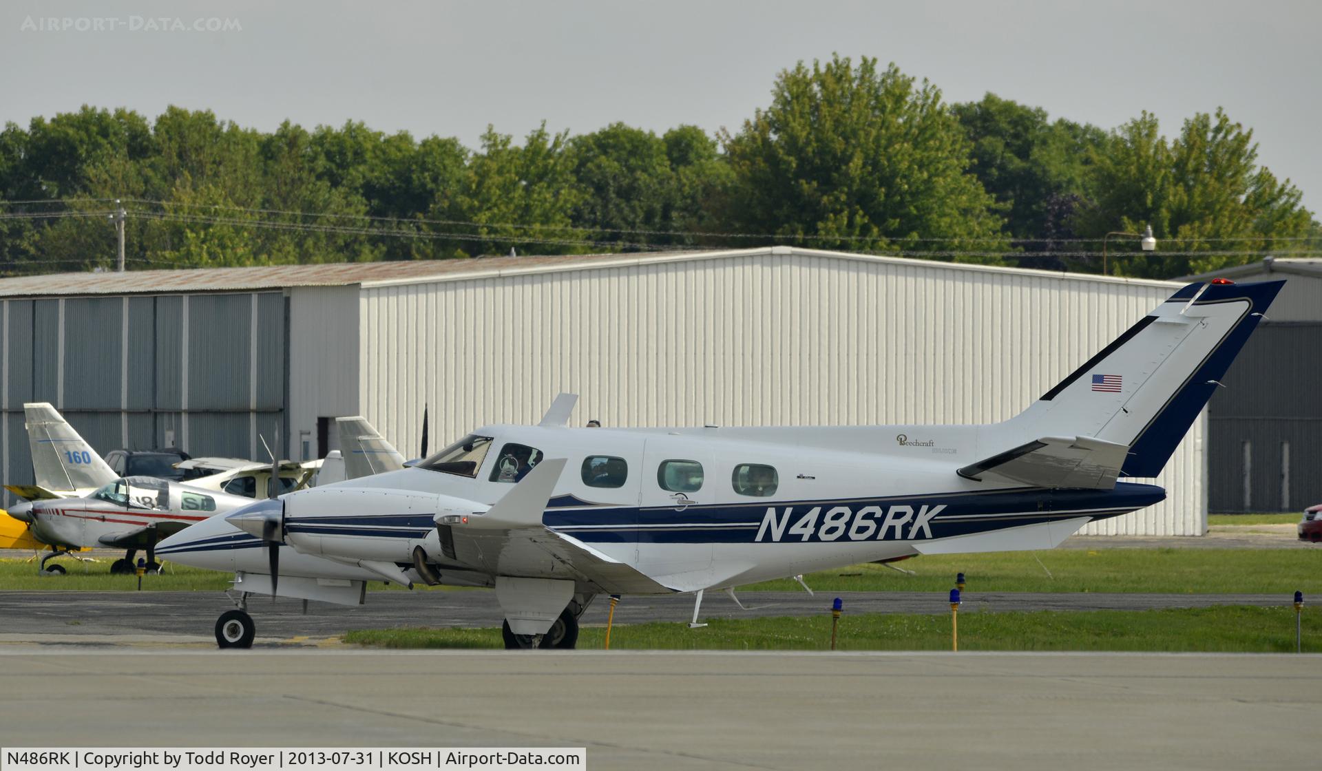 N486RK, 1978 Beechcraft B60 Duke C/N P-482, Airventure 2013