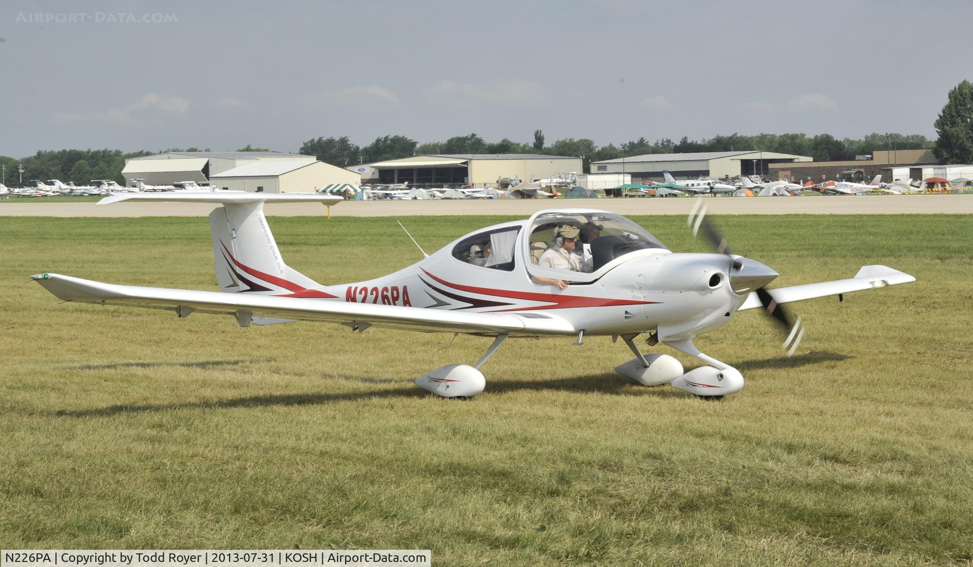 N226PA, Diamond DA-40 Diamond Star C/N 40.1087, Airventure 2013