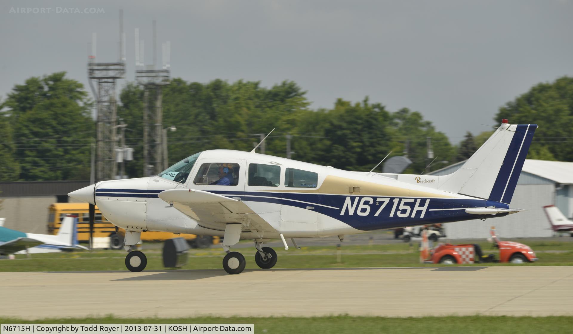 N6715H, 1980 Beech C23 Sundowner 180 C/N M-2255, Airventure 2013