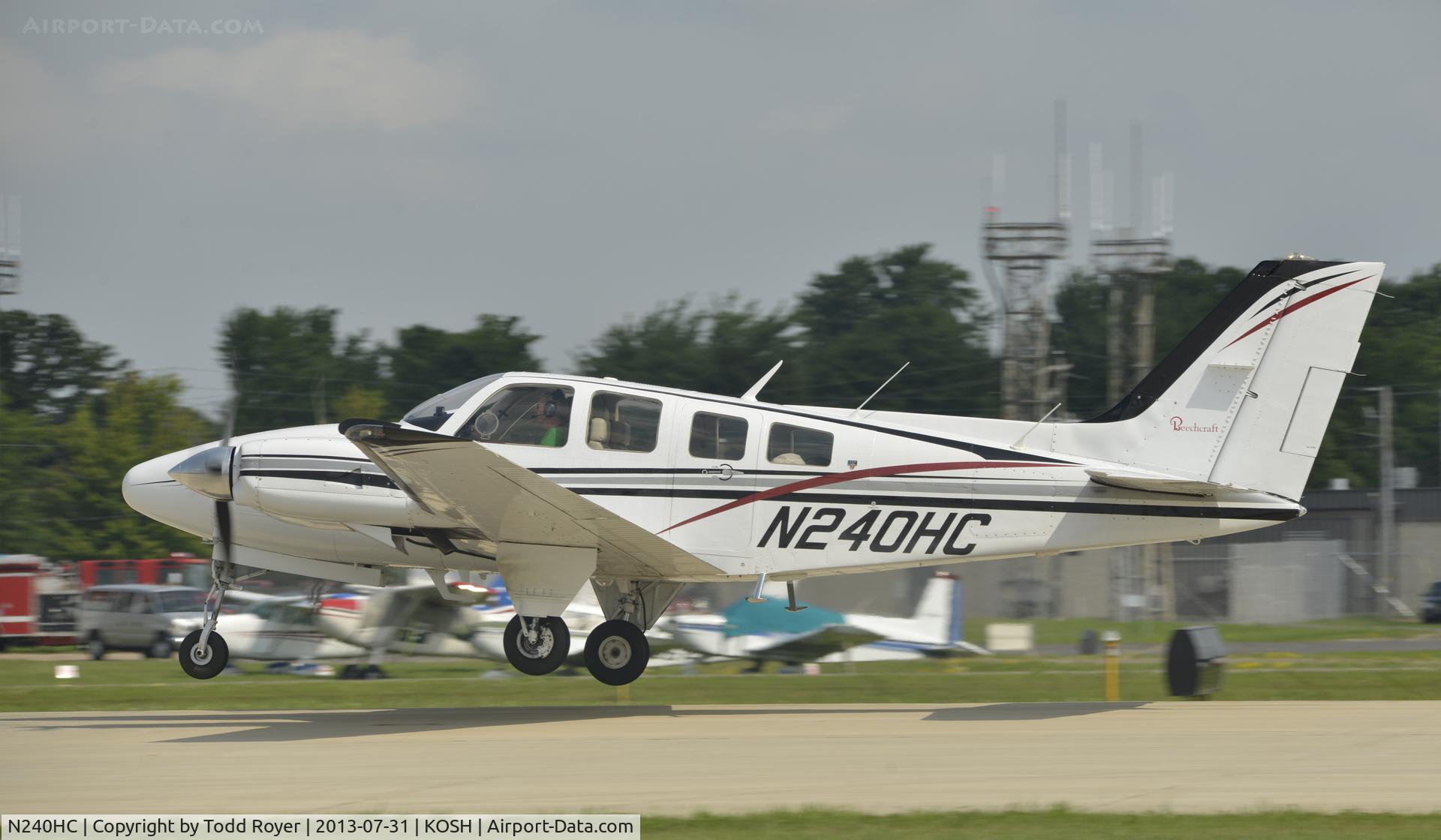 N240HC, 1979 Beech 58P Baron C/N TJ-221, Airventure 2013