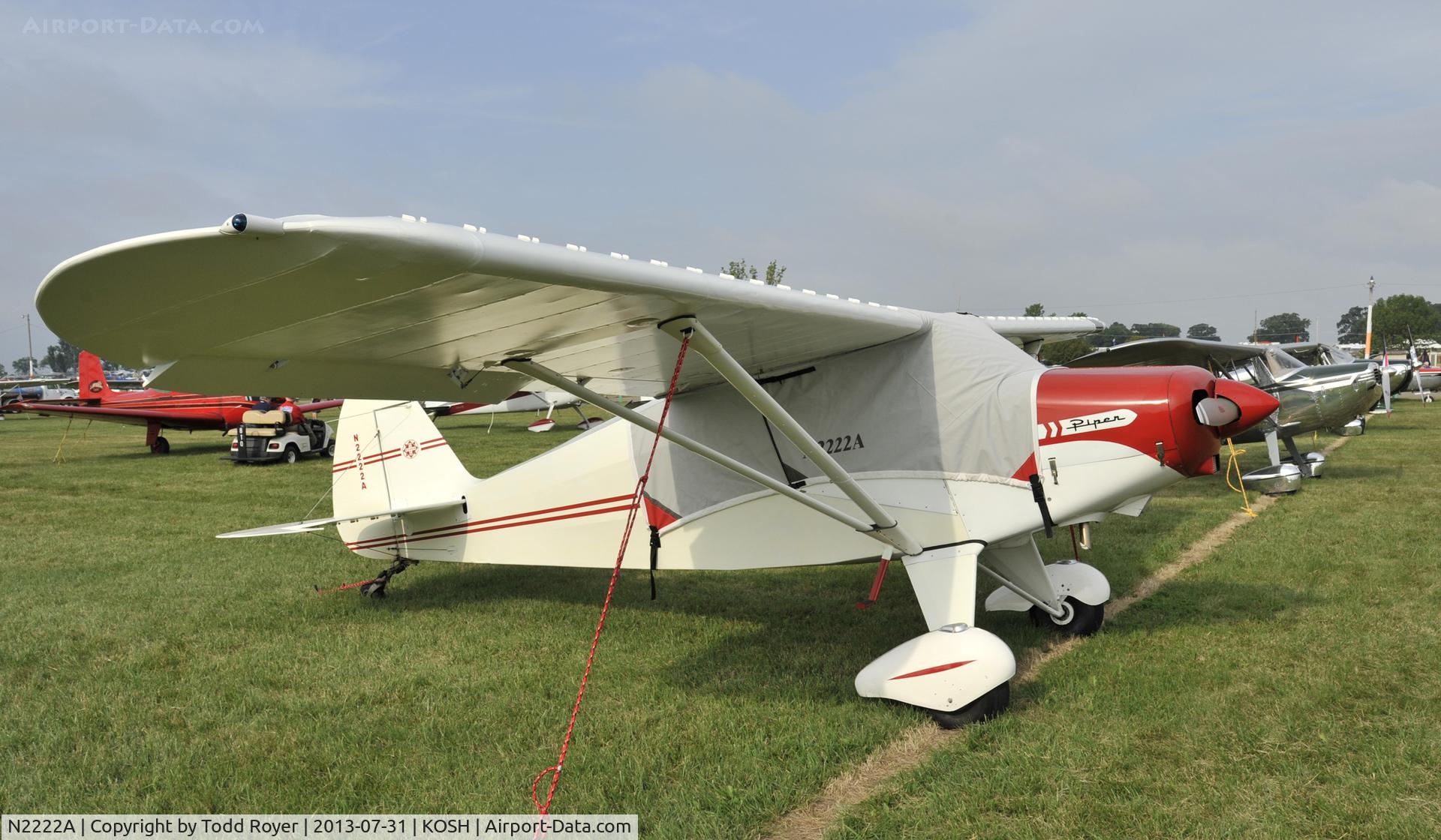 N2222A, 1952 Piper PA-20-135 Pacer C/N 20-914, Airventure 2013