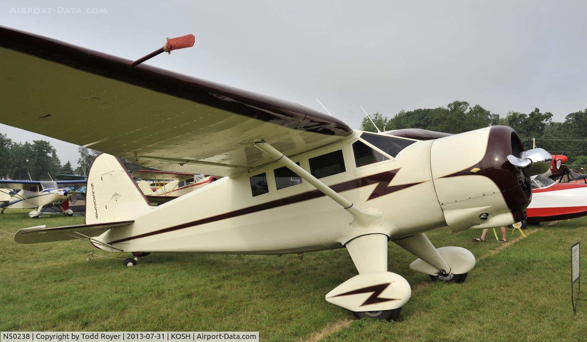 N50238, 1942 Stinson V77 Reliant C/N 77-248, Airventure 2013