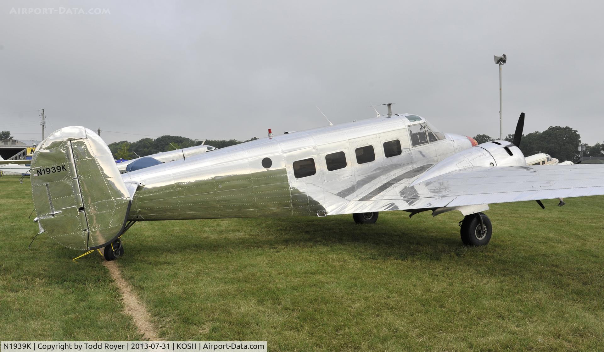 N1939K, 1959 Beech E18S-9700 C/N BA-403, Airventure 2013