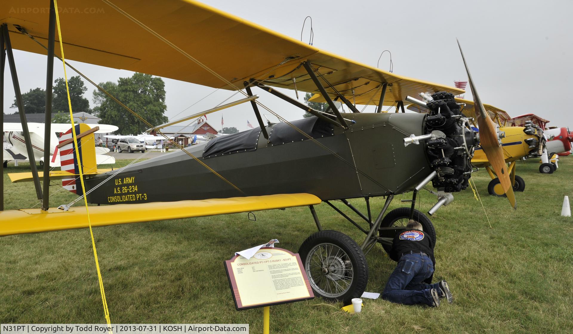 N31PT, 1998 Consolidated PT-3 Replica C/N 1, Airventure 2013