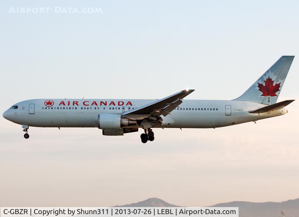 C-GBZR, 1992 Boeing 767-38E/ER C/N 25404, Landing rwy 25R