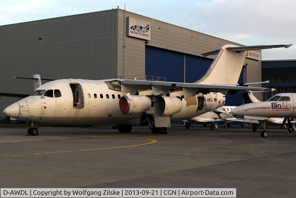 D-AWDL, 1983 British Aerospace BAe.146-100 C/N E1011, Parts missing