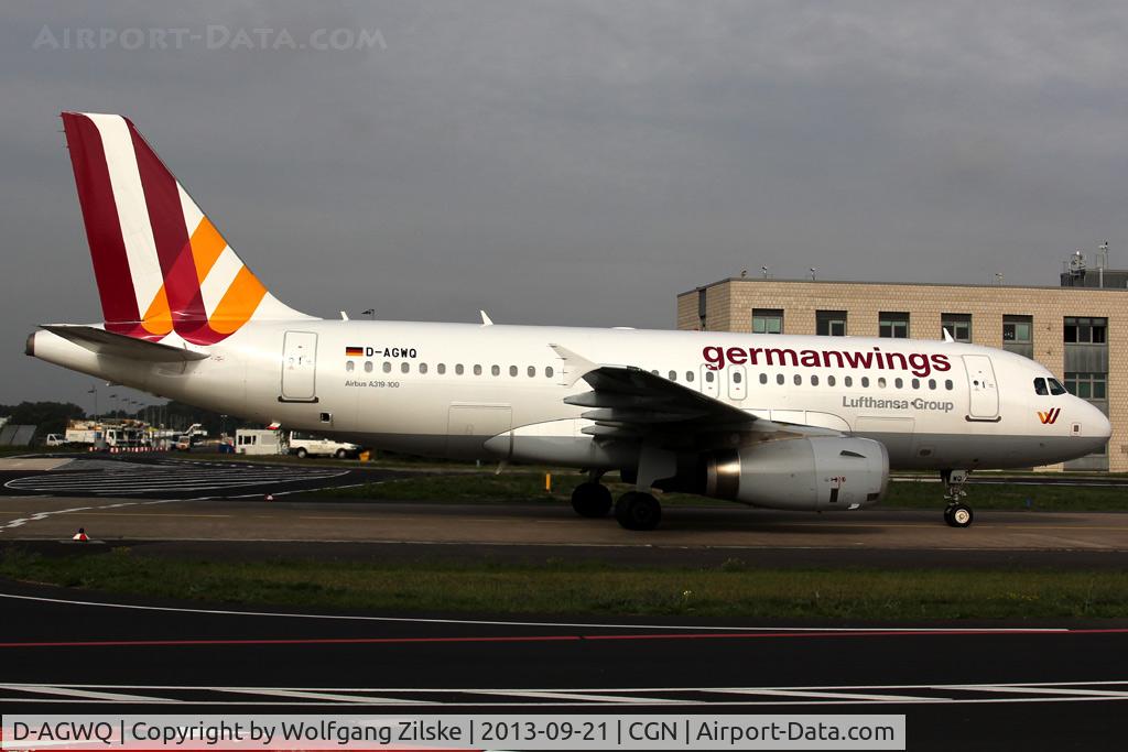 D-AGWQ, 2010 Airbus A319-132 C/N 4256, visitor