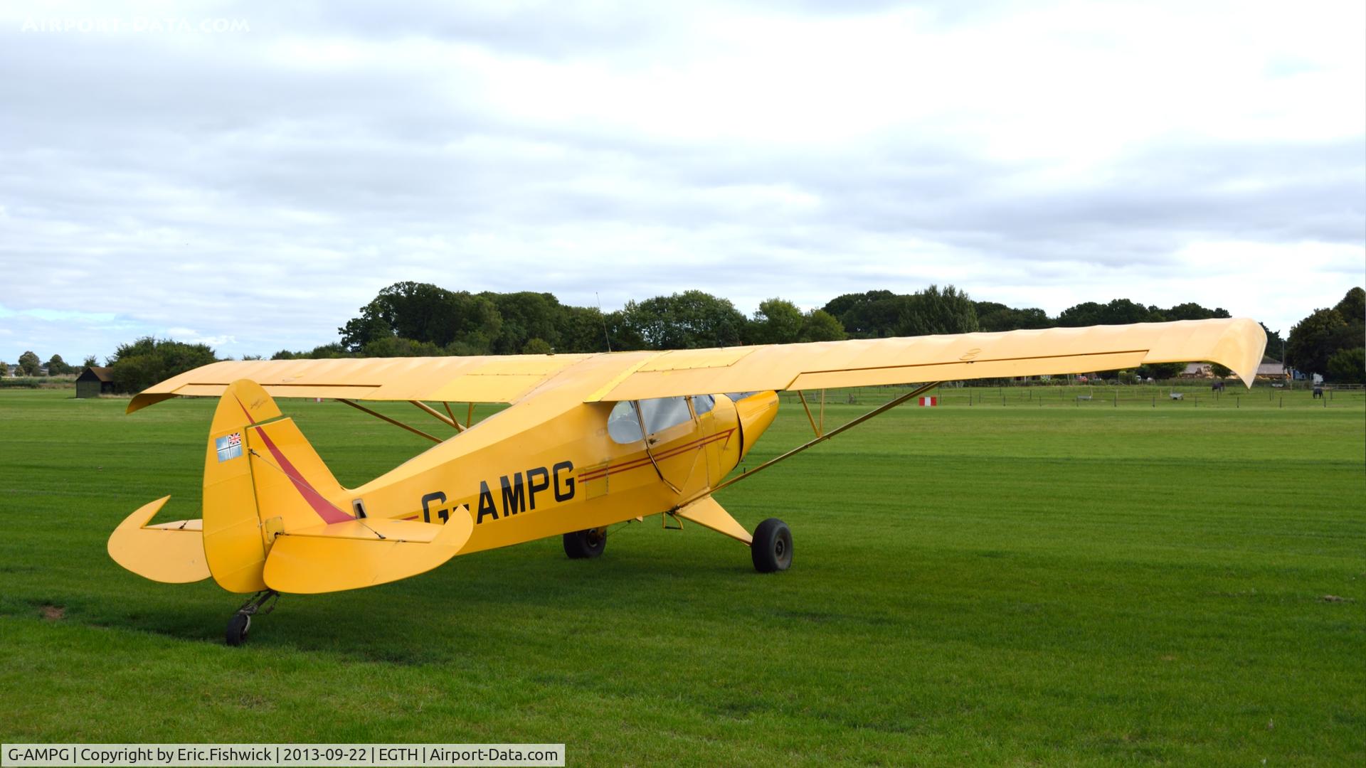 G-AMPG, 1946 Piper PA-12 Super Cruiser C/N 12-985, 2. G-AMPG at the Shuttleworth Uncovered Air Display, Sept. 2013