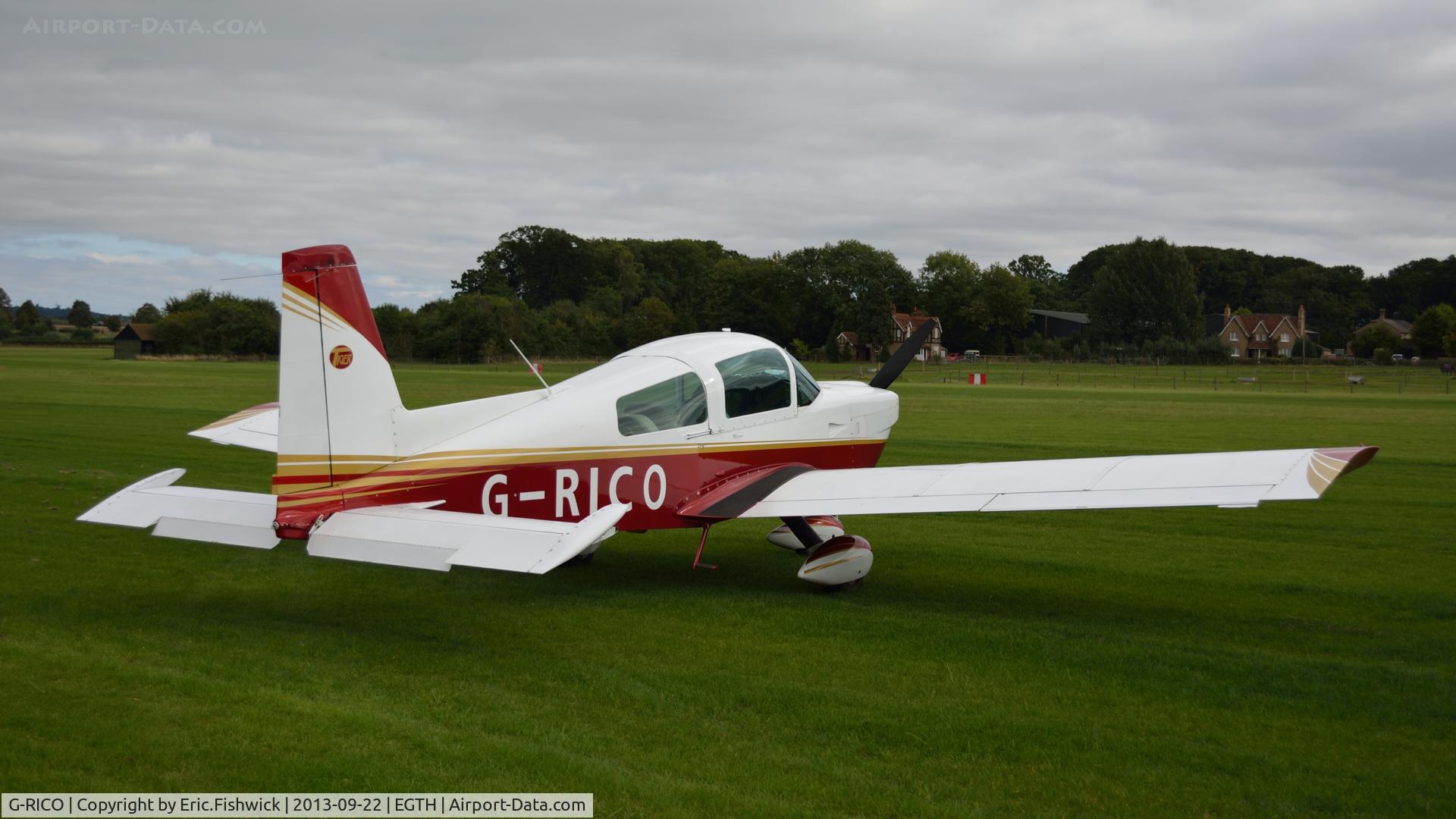 G-RICO, 1993 American General AG-5B Tiger C/N 10162, 2. G-RICO at the Shuttleworth Uncovered Air Display, Sept. 2013