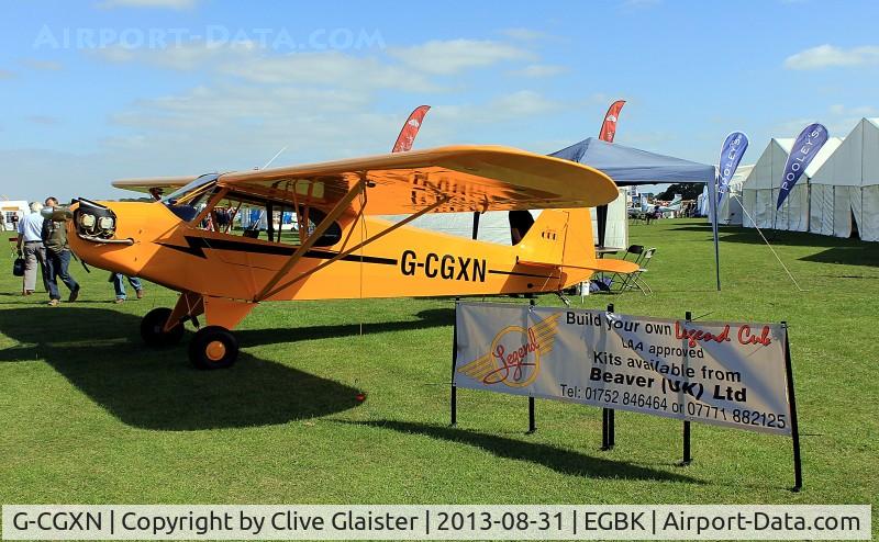 G-CGXN, 2011 American Legend AL3C-100 Cub C/N LAA 373-15028, Originally and currently owned to, Beaver (UK) Ltd in July 2011