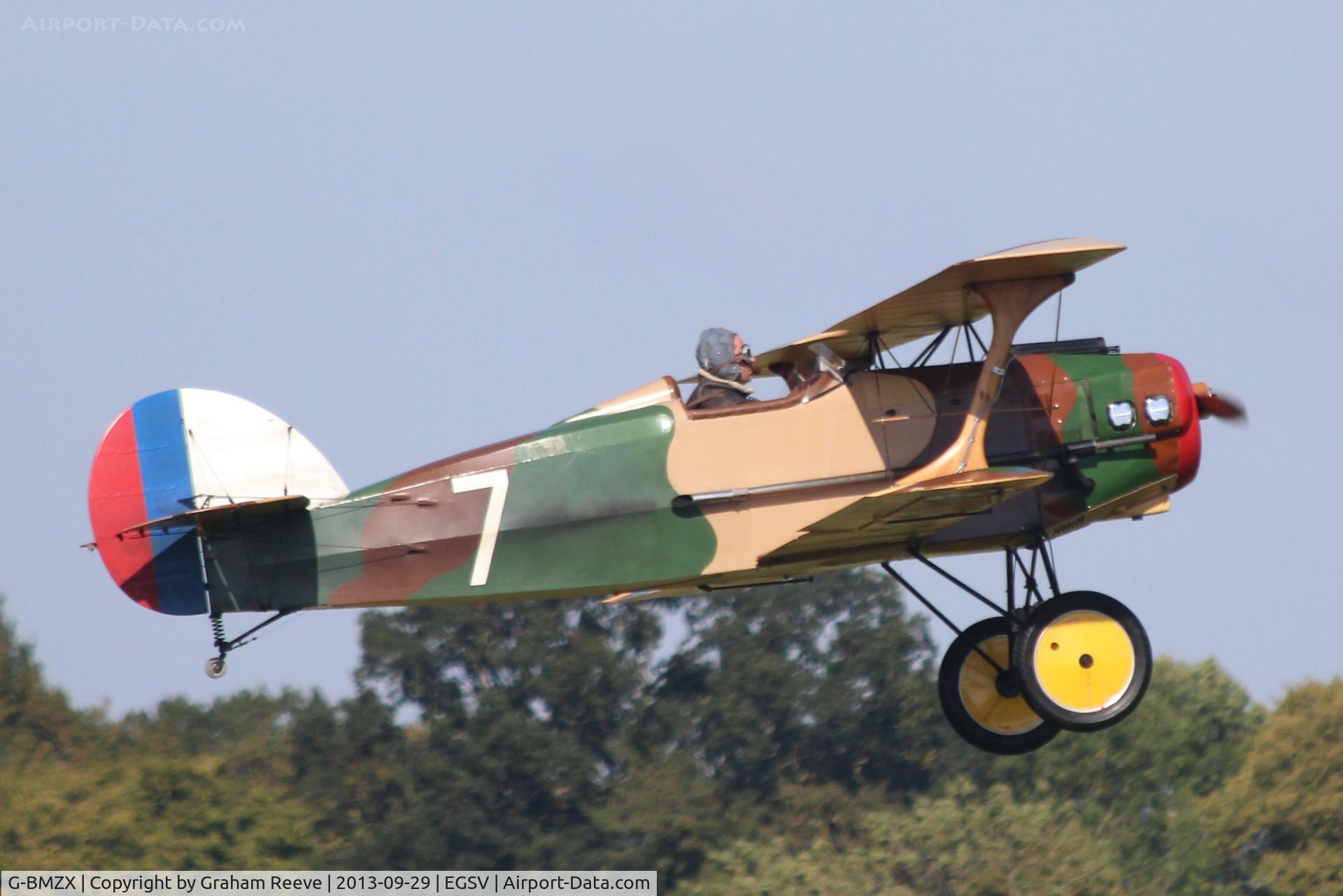 G-BMZX, 1989 Wolf W-11 Boredom Fighter C/N PFA 146-11042, Flying at Old Buckenham.