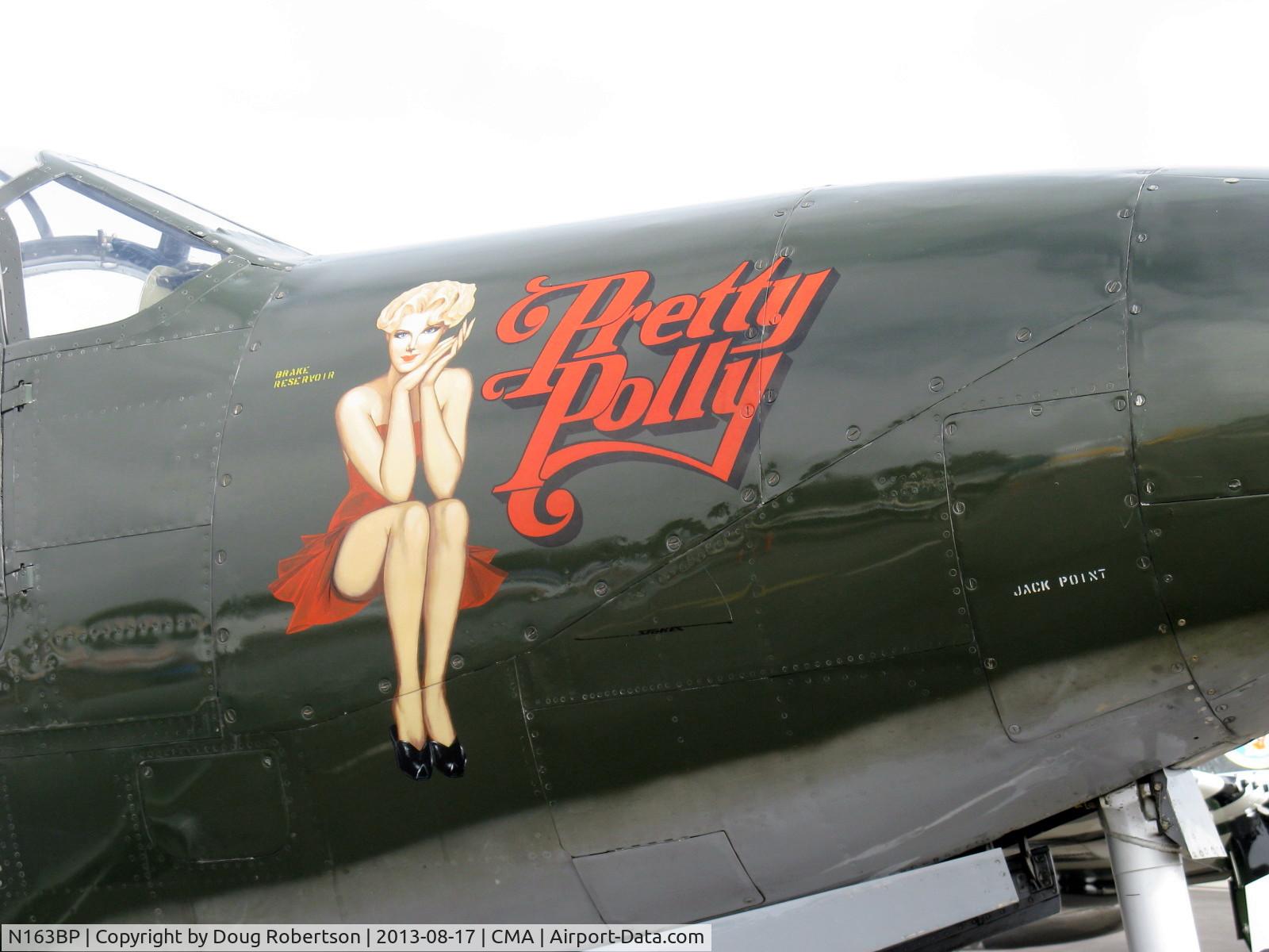 N163BP, 1945 Bell P-63C Kingcobra C/N 091263RP, 1945 Bell P-63C KINGCOBRA 'Pretty Polly', Allison V1710-93 1,325 Hp, Experimental class, pinup art