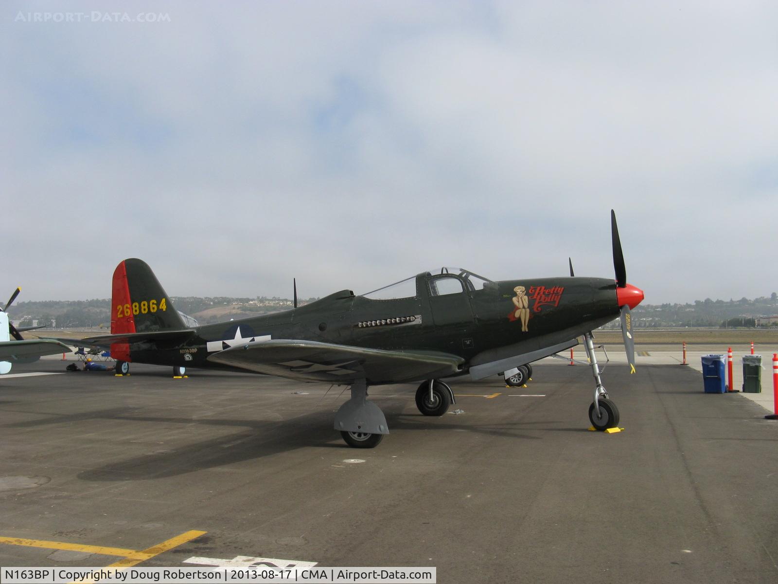 N163BP, 1945 Bell P-63C Kingcobra C/N 091263RP, 1945 Bell P-63C KINGCOBRA 'Pretty Polly', Allison V1710-93 1,325 Hp, Experimental class