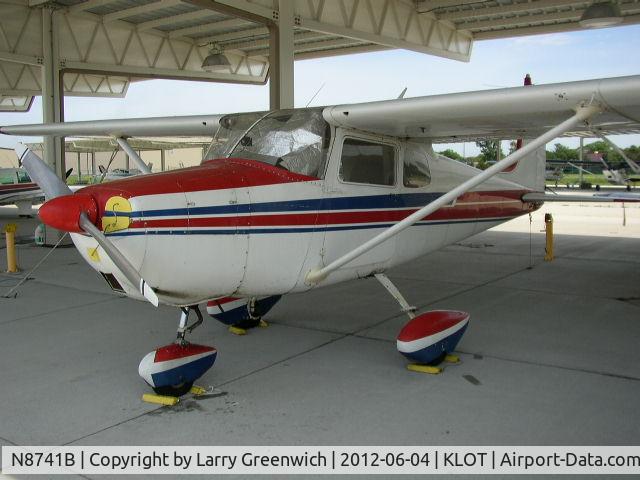 N8741B, 1957 Cessna 172 C/N 36441, N8741B on ramp