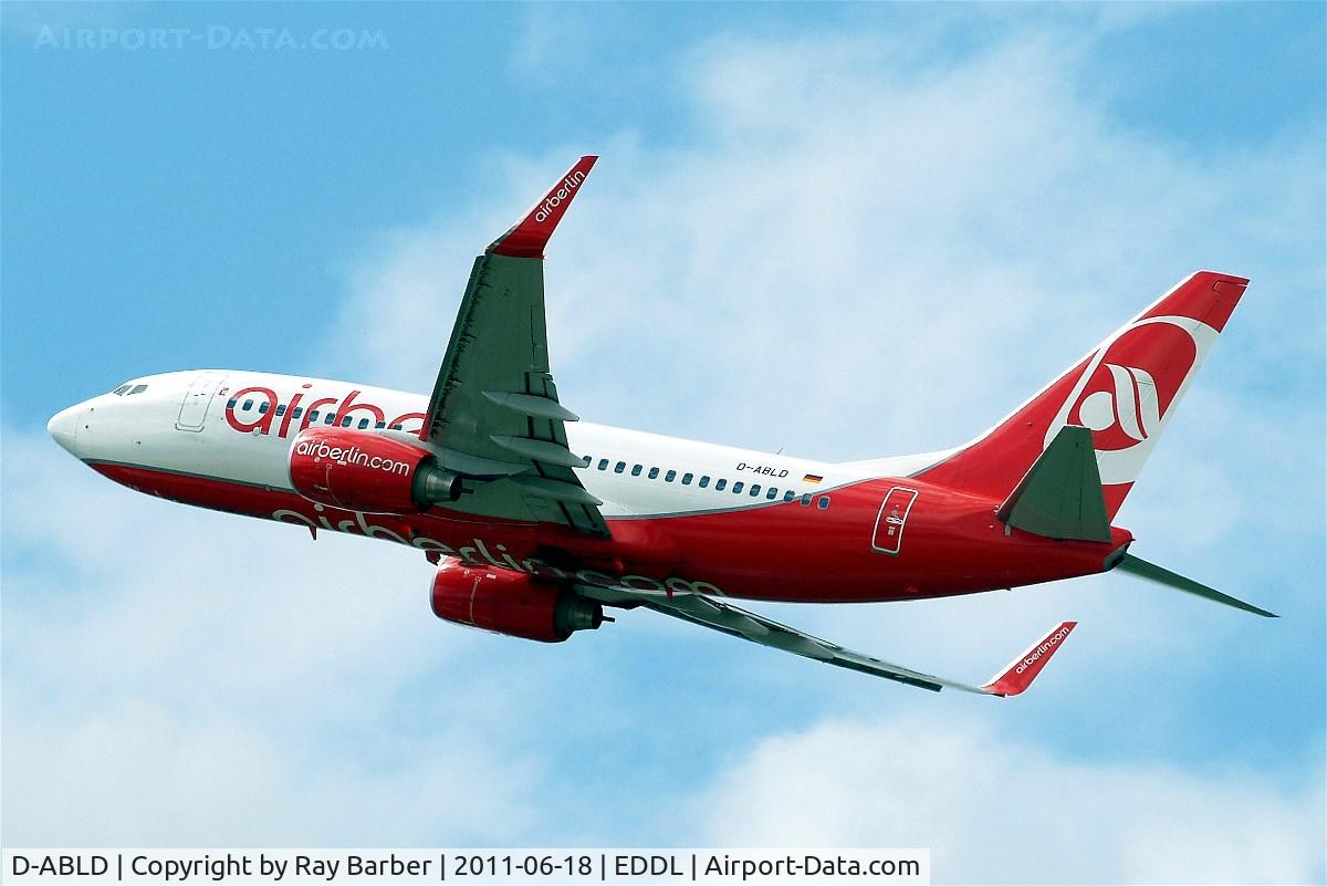 D-ABLD, 2008 Boeing 737-76J C/N 36117, Boeing 737-76J [36117] (Air Berlin) Dusseldorf~D 18/06/2011