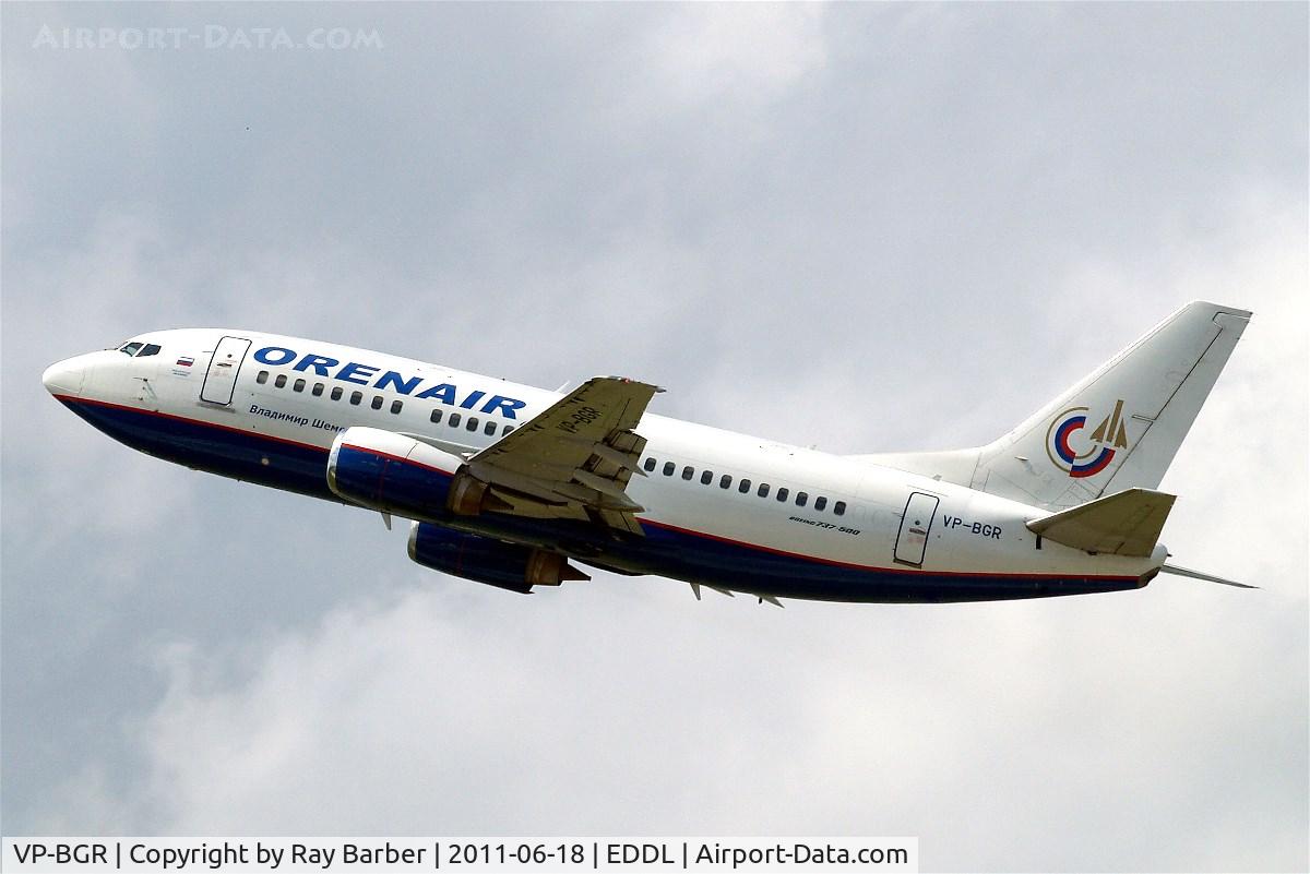 VP-BGR, 1992 Boeing 737-505 C/N 25790, Boeing 737-505 [25790] (Orenair) Dusseldorf~D 18/06/2011