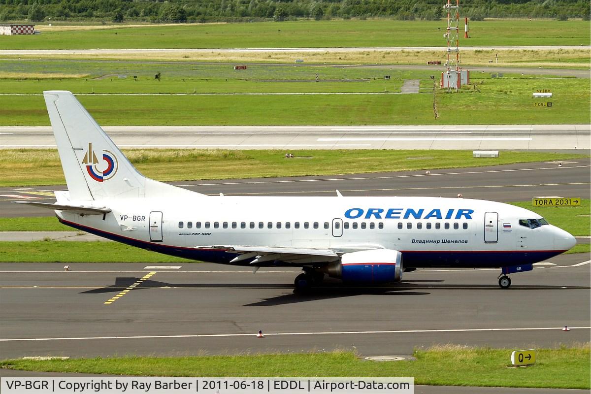 VP-BGR, 1992 Boeing 737-505 C/N 25790, Boeing 737-505 [25790] (Orenair) Dusseldorf~D 18/06/2011
