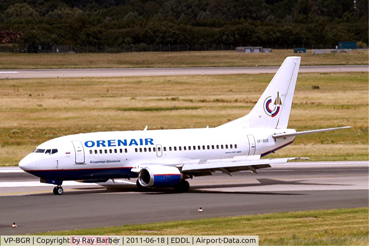 VP-BGR, 1992 Boeing 737-505 C/N 25790, Boeing 737-505 [25790] (Orenair) Dusseldorf~D 18/06/2011