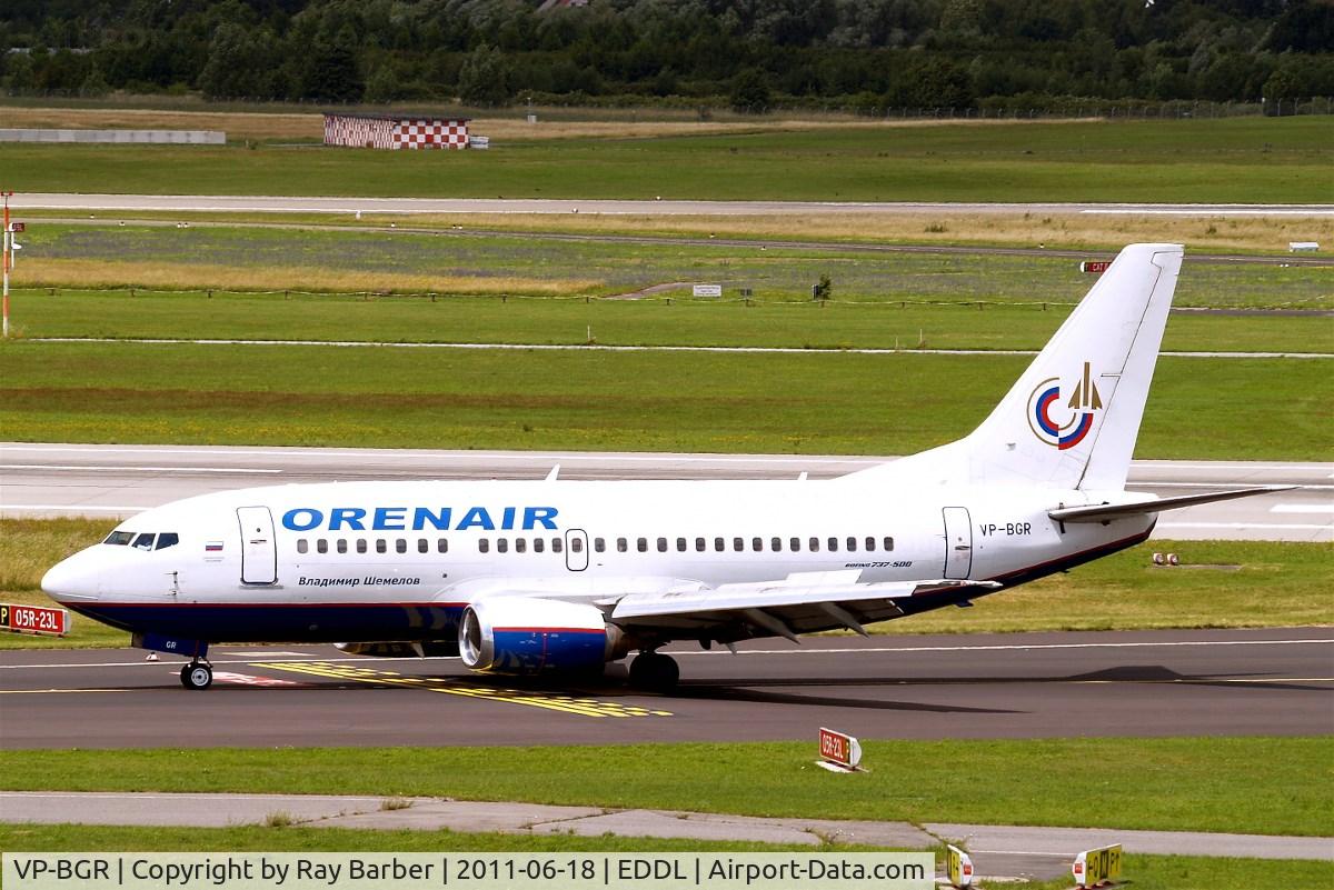 VP-BGR, 1992 Boeing 737-505 C/N 25790, Boeing 737-505 [25790] (Orenair) Dusseldorf~D 18/06/2011