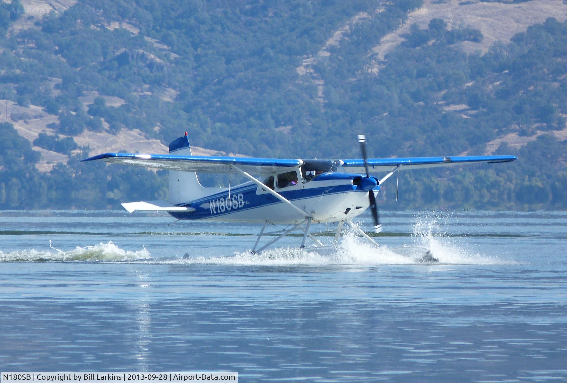 N180SB, 1955 Cessna 180 C/N 31405, Clear Lake, CA