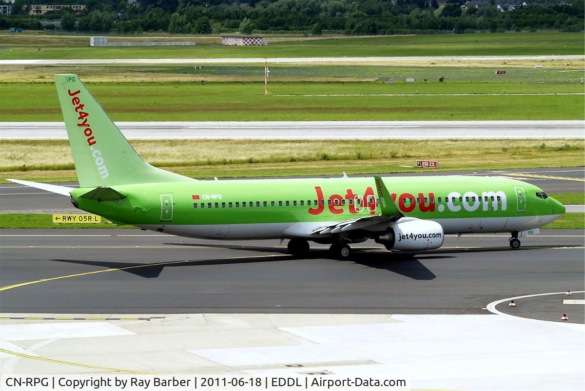 CN-RPG, 2007 Boeing 737-8K5 C/N 34692, Boeing 737-8K5 [34692] (Jet4you) Dusseldorf~D 18/06/2011