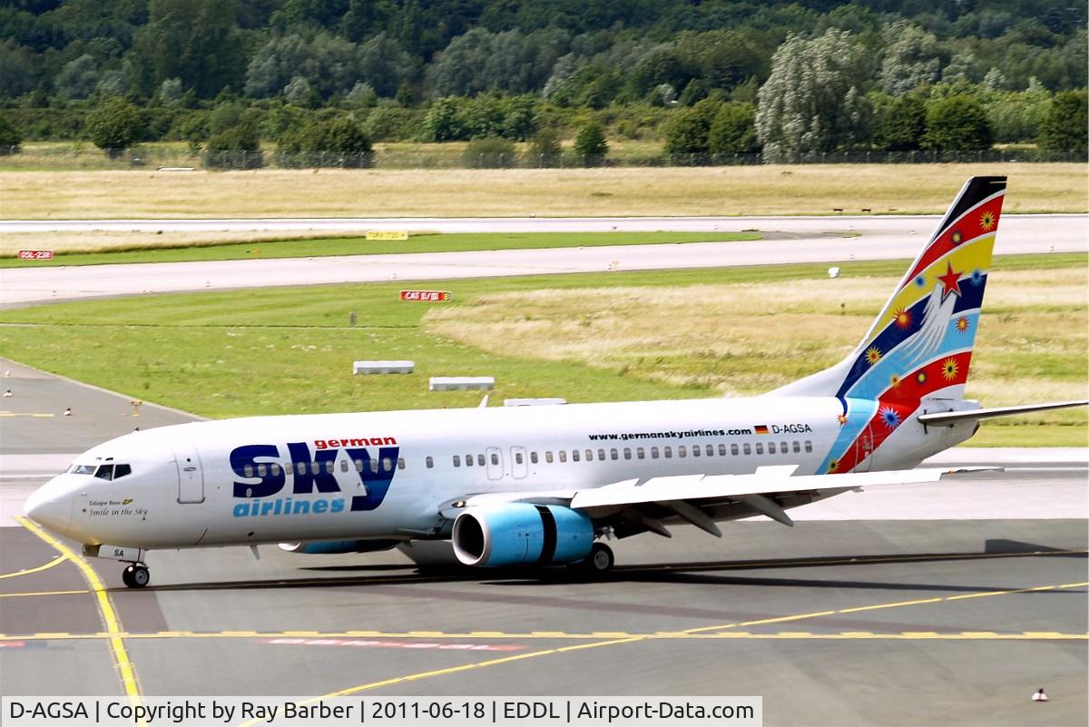 D-AGSA, 2000 Boeing 737-883 C/N 28323, Boeing 737-883 [28323] (German Sky Airlines) Dusseldorf~D 18/06/2011