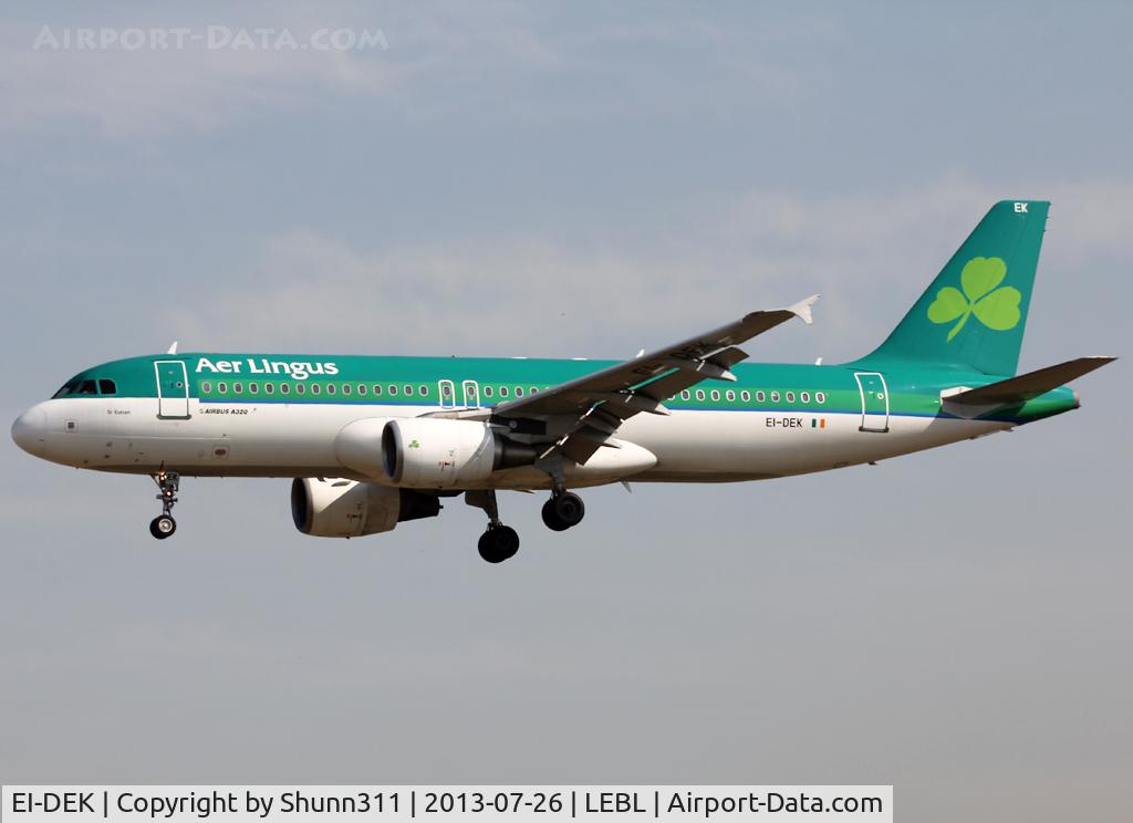 EI-DEK, 2005 Airbus A320-214 C/N 2399, Landing rwy 25R