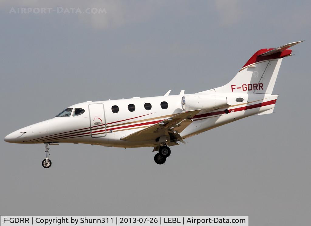 F-GDRR, 2009 Hawker Beechcraft 390 Premier 1A C/N RB-269, Landing rwy 25R