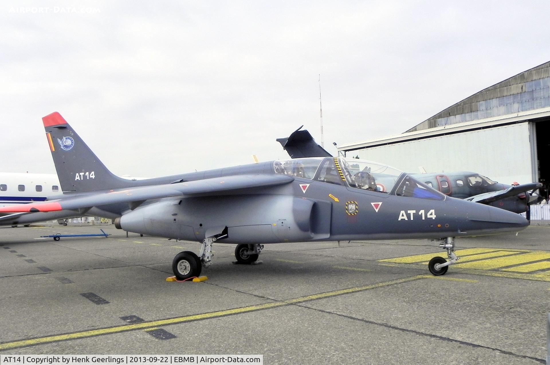 AT14, Dassault-Dornier Alpha Jet 1B C/N B14/1043, Belgian AF , 65 years Transportation  - 15 th wing , Open House