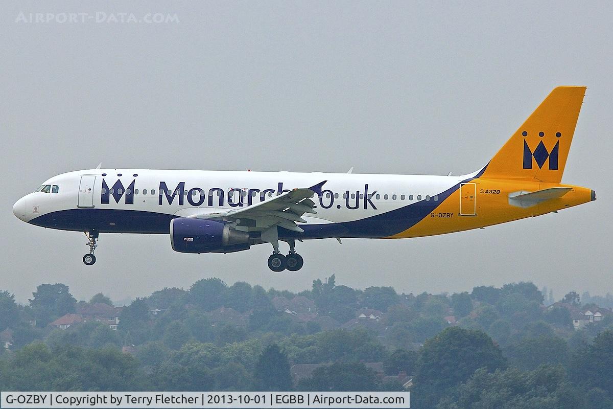 G-OZBY, 2000 Airbus A320-214 C/N 1320, 2000 Airbus A320-214, c/n: 1320 of Monarch